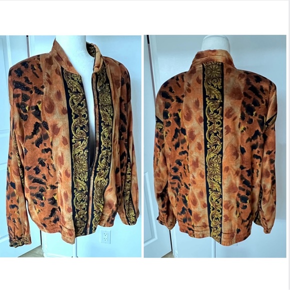 Bead-embellished animal print comfy jacket-⭐️on Fall 2024 fashion season catwalk - Picture 16 of 16